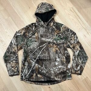 Realtree Hoodie Edge Camo Hunting Hooded Sweatshirt Men's Size Large Outdoor